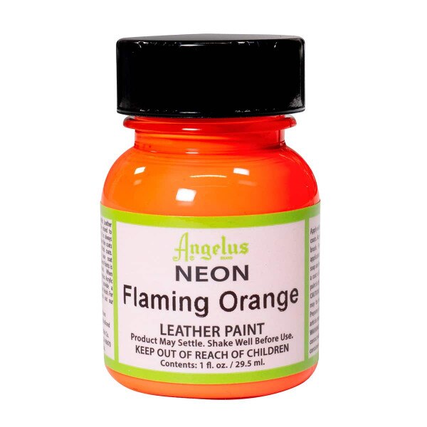 ANAP.Flaming Orange.1oz.01.jpg Angelus Neon Acrylic Paints Image